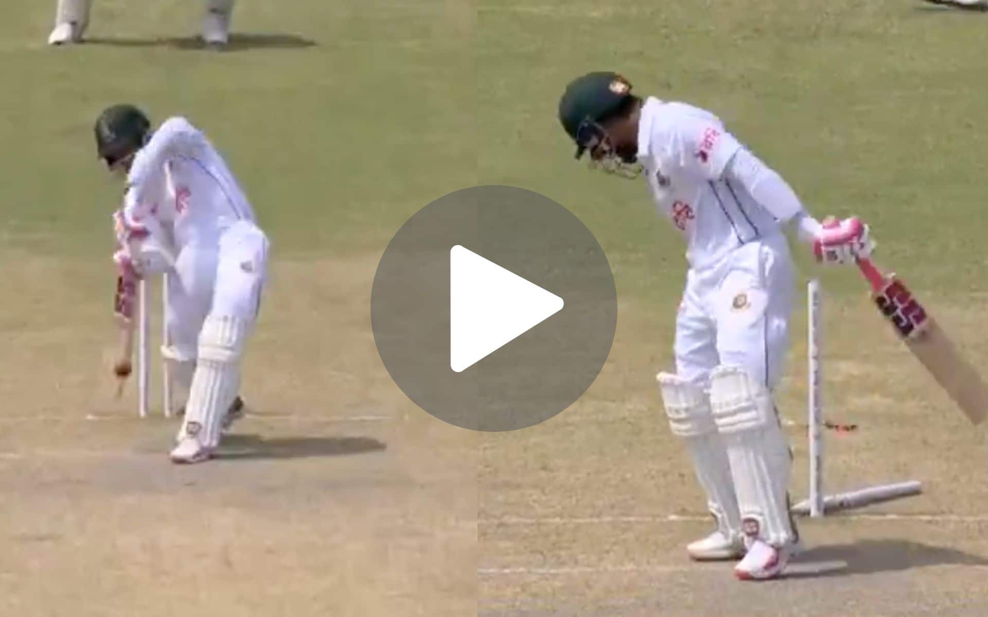 [Watch] Bumrah Knocks Over Mushfiqur Rahim With A Magical Slower Delivery To Clean Up Bangladesh For 146